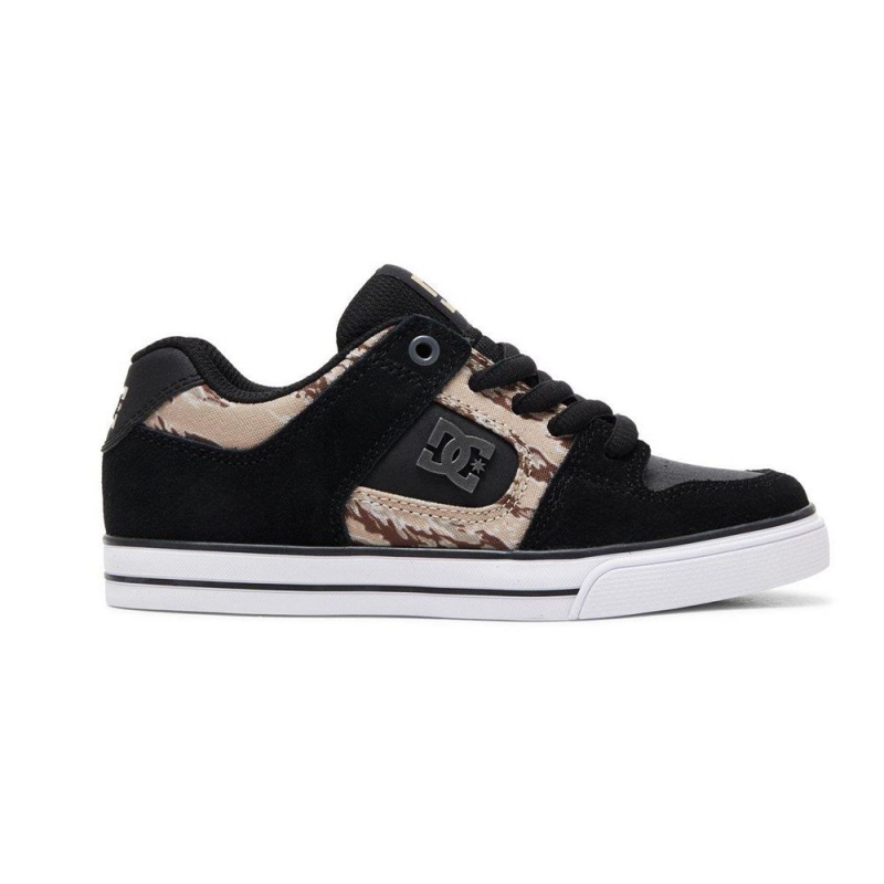 Chaussure Skate DC Shoes Pure Enfant Noir | IQFL-63802