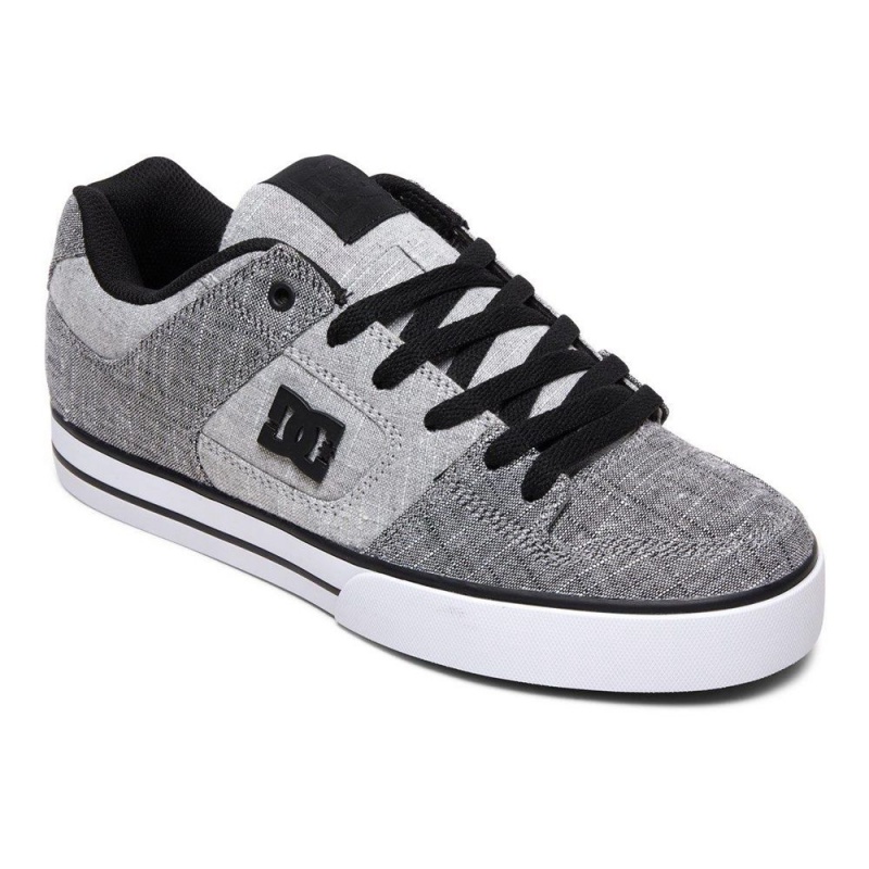 Chaussure Skate DC Shoes Pure Homme Grise Noir | GBIK-06928