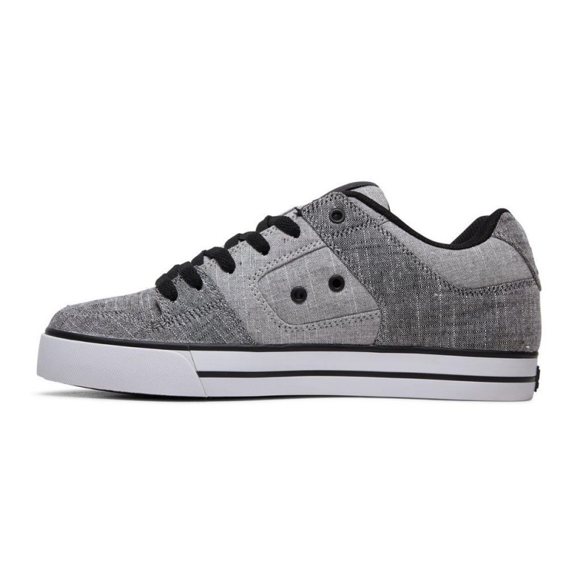 Chaussure Skate DC Shoes Pure Homme Grise Noir | GBIK-06928