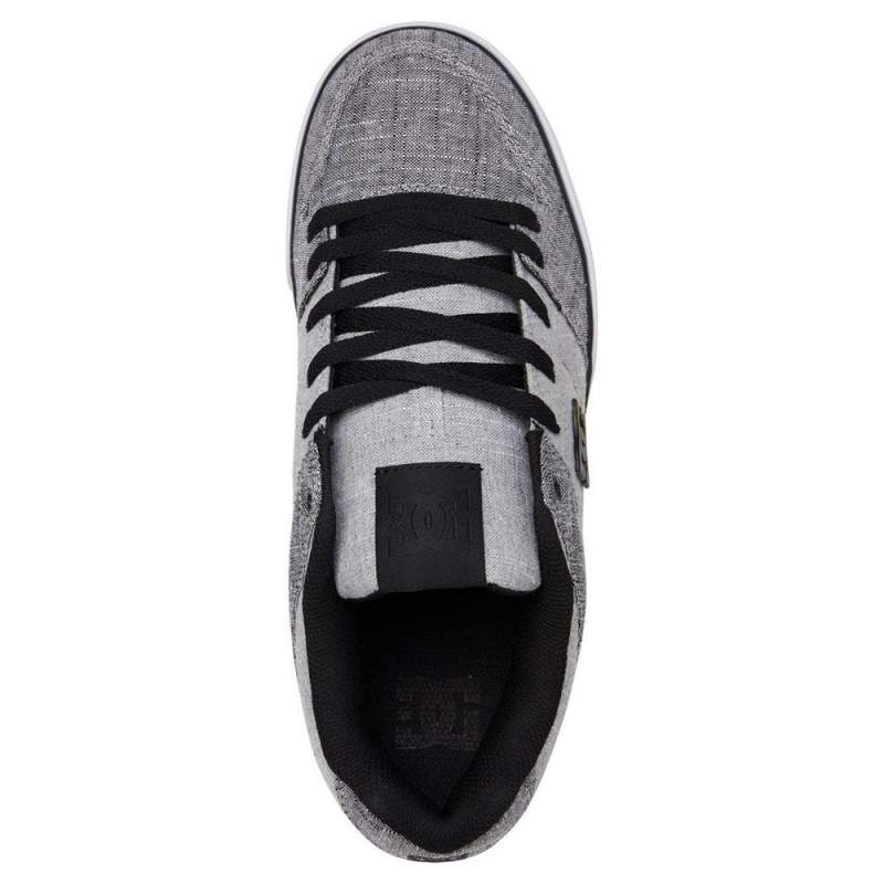 Chaussure Skate DC Shoes Pure Homme Grise Noir | GBIK-06928