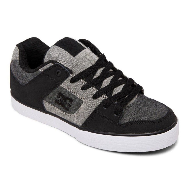 Chaussure Skate DC Shoes Pure Homme Noir Grise | ICOL-80972