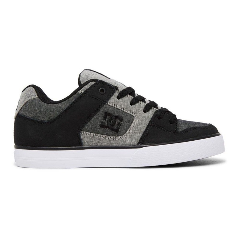 Chaussure Skate DC Shoes Pure Homme Noir Grise | ICOL-80972