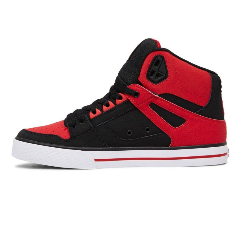 Chaussure Skate DC Shoes Pure Homme Rouge Noir | GBCQ-50193