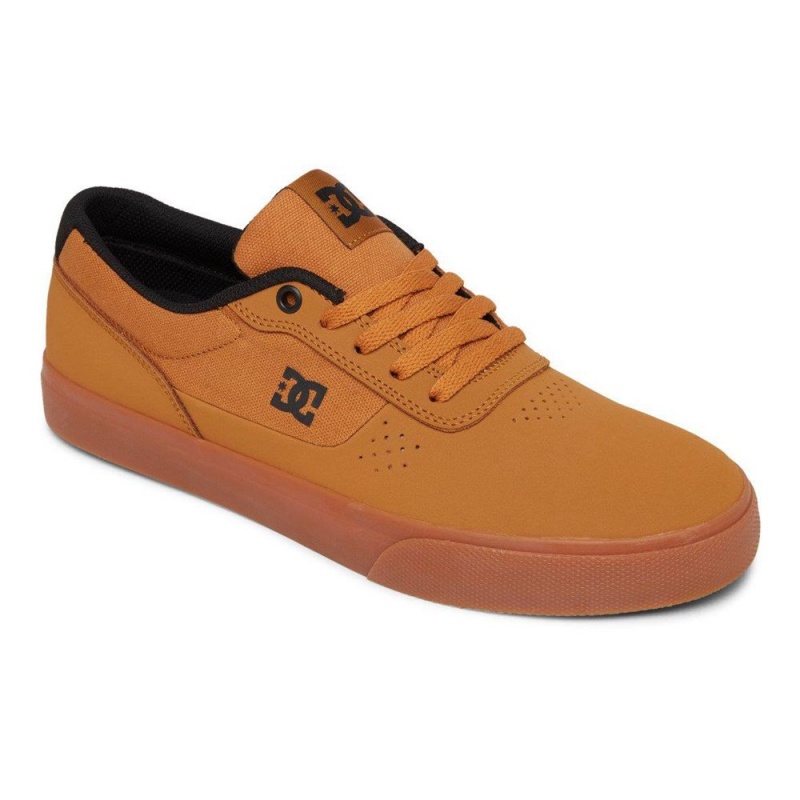 Chaussure Skate DC Shoes Switch Homme Marron Noir | ZHVB-49163