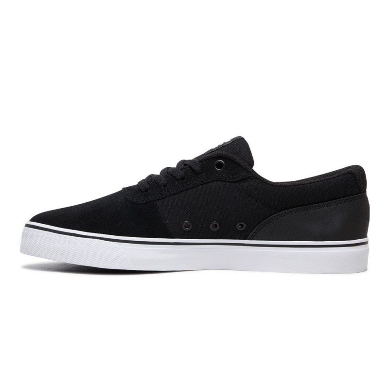 Chaussure Skate DC Shoes Switch Homme Noir Blanche | WOBA-43985