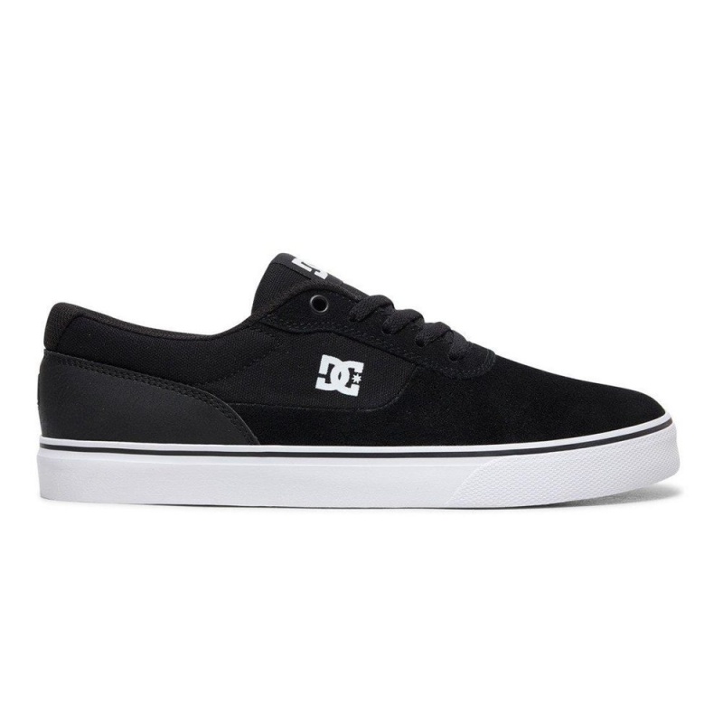 Chaussure Skate DC Shoes Switch Homme Noir Blanche | WOBA-43985