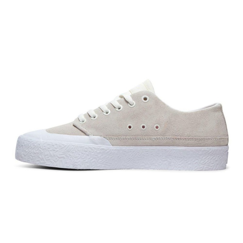 Chaussure Skate DC Shoes T-Funk Homme Grise Blanche | MYRG-81729