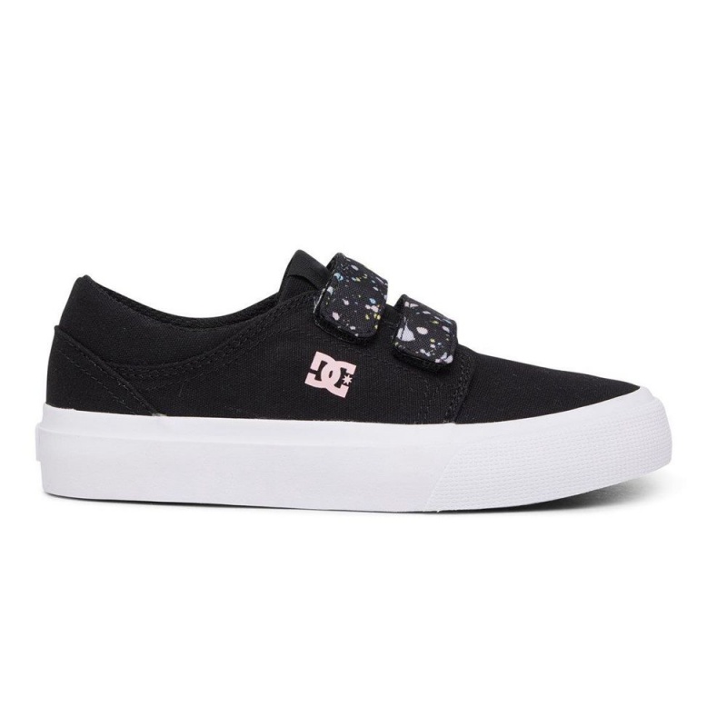 Chaussure Skate DC Shoes Trase Enfant Noir Multicolore | JTLQ-43125