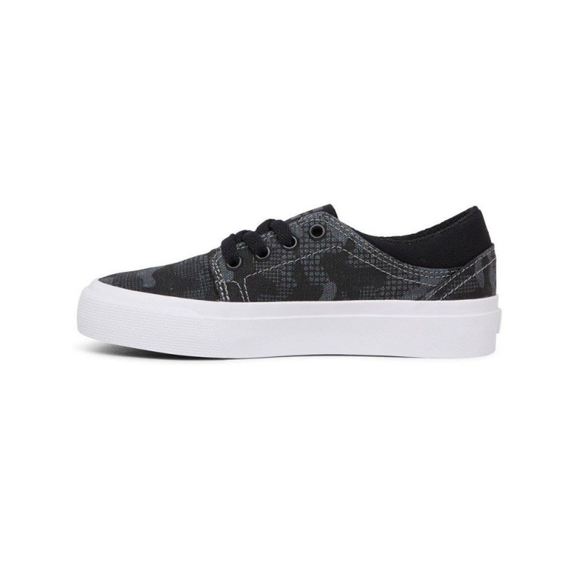 Chaussure Skate DC Shoes Trase Enfant Noir | JQON-80712