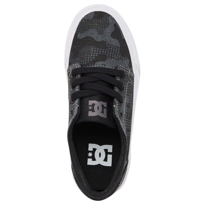 Chaussure Skate DC Shoes Trase Enfant Noir | JQON-80712