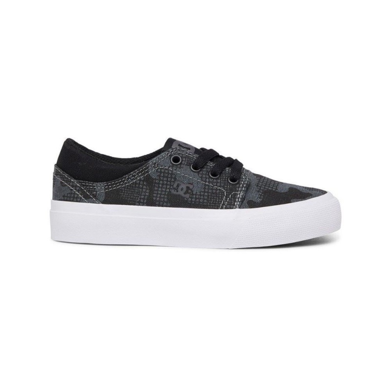 Chaussure Skate DC Shoes Trase Enfant Noir | JQON-80712