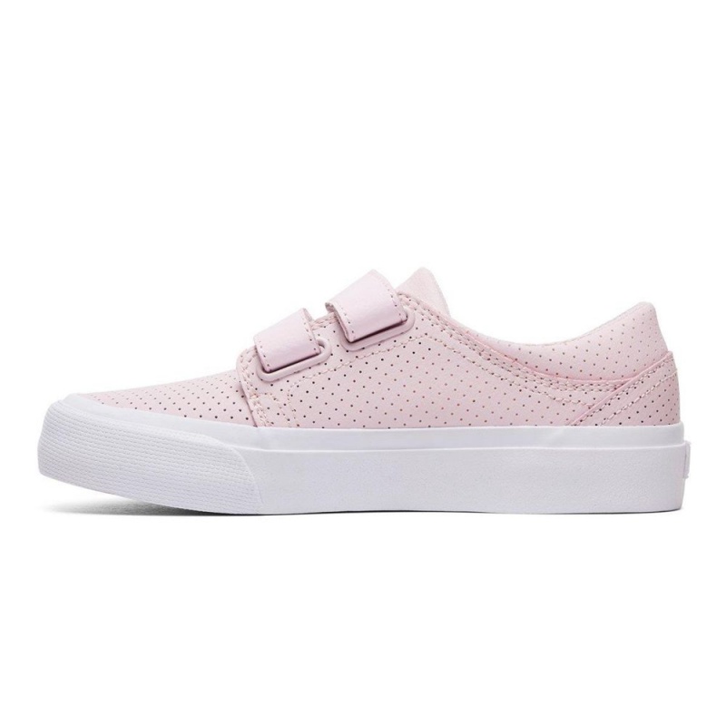 Chaussure Skate DC Shoes Trase Enfant Rose | NUJV-61409