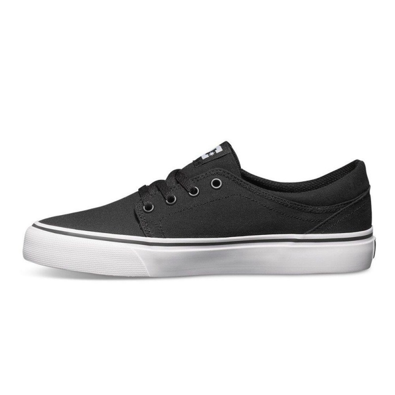 Chaussure Skate DC Shoes Trase Homme Noir Blanche | NYPX-14852