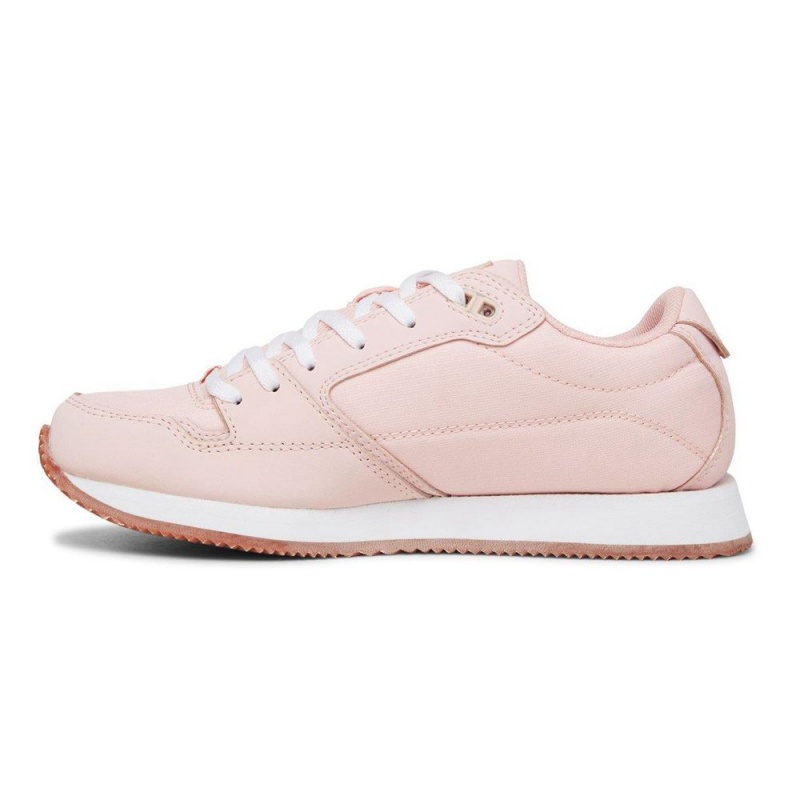 Chaussures de Sport DC Shoes Alias Femme Rose Blanche | JARN-13287