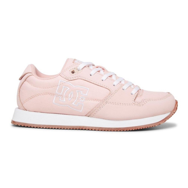 Chaussures de Sport DC Shoes Alias Femme Rose Blanche | JARN-13287