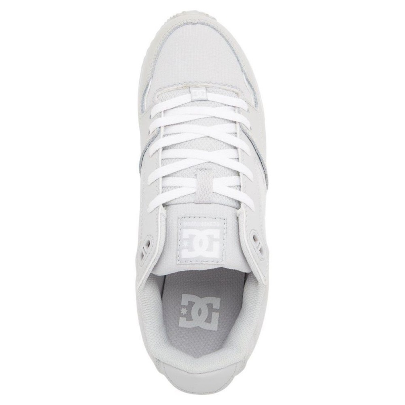 Chaussures de Sport DC Shoes Alias Femme Grise Blanche | XCDY-32687