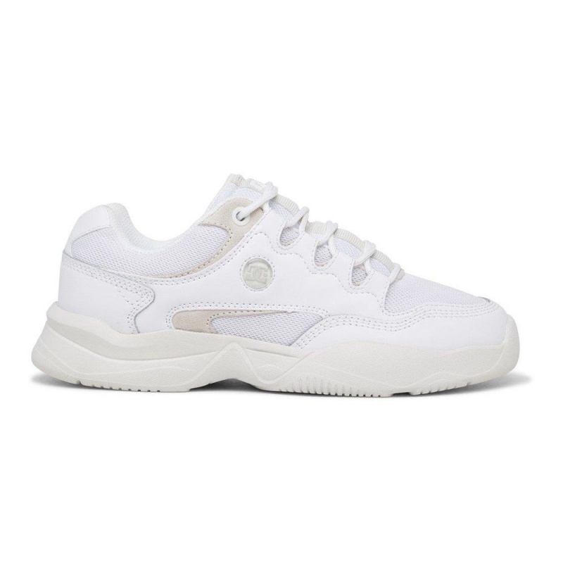 Chaussures de Sport DC Shoes Decel Femme Blanche Grise | VWCD-86142