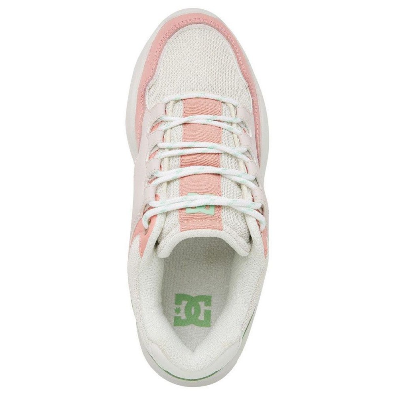 Chaussures de Sport DC Shoes Decel Femme Grise Rose | IDQV-25084