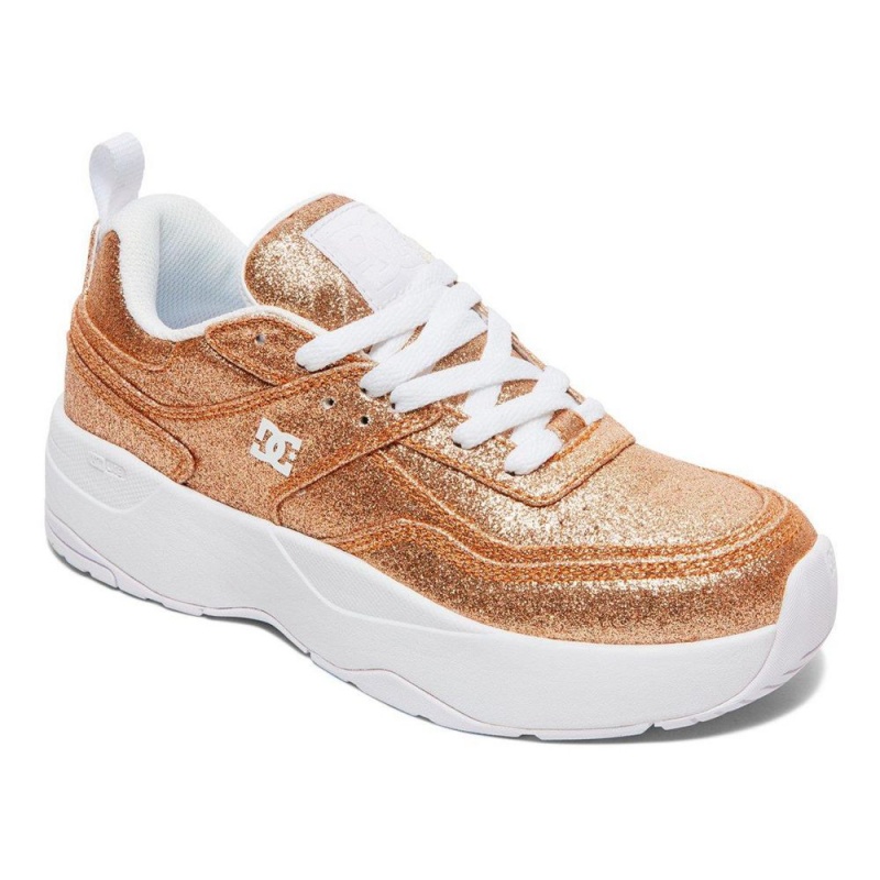 Chaussures de Sport DC Shoes E.Tribeka Femme Doré | NHZL-43057