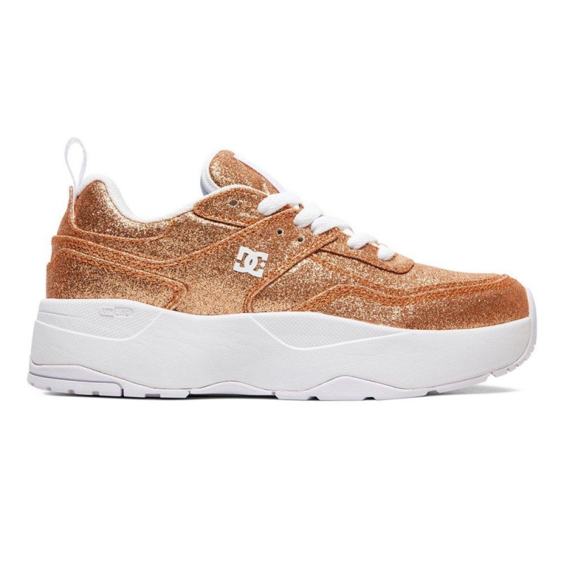 Chaussures de Sport DC Shoes E.Tribeka Femme Doré | NHZL-43057