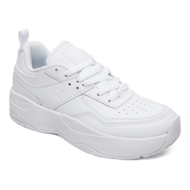 Chaussures de Sport DC Shoes E.Tribeka Femme Blanche | MEDA-69783