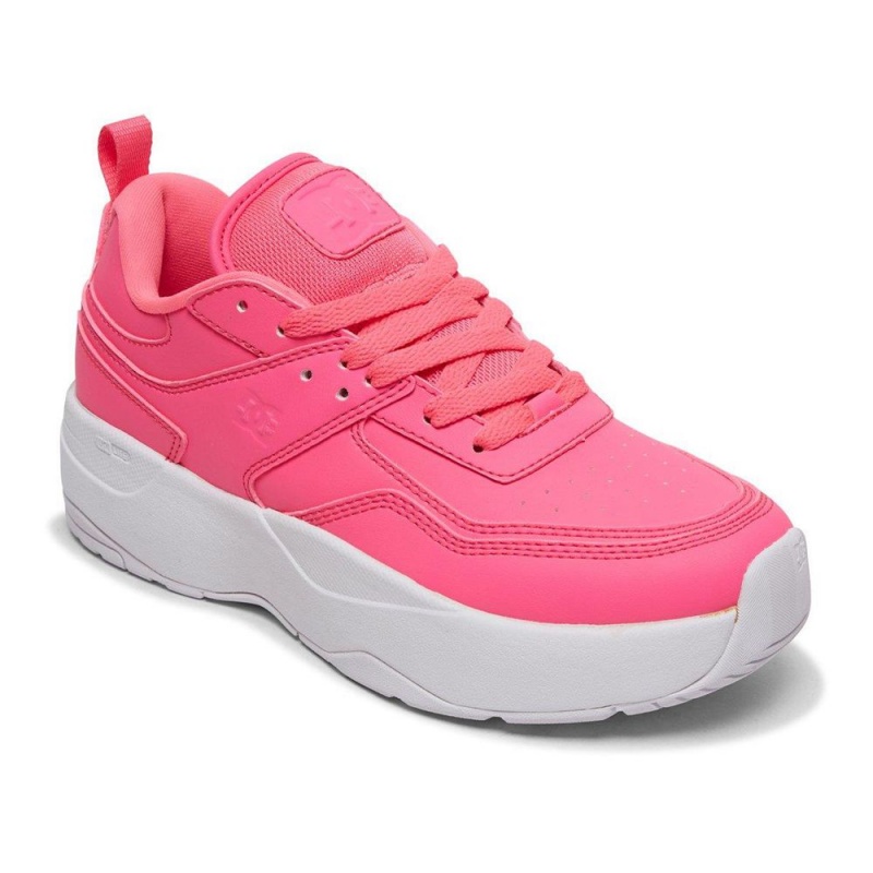 Chaussures de Sport DC Shoes E.Tribeka Femme Rose Foncé | URTZ-96102