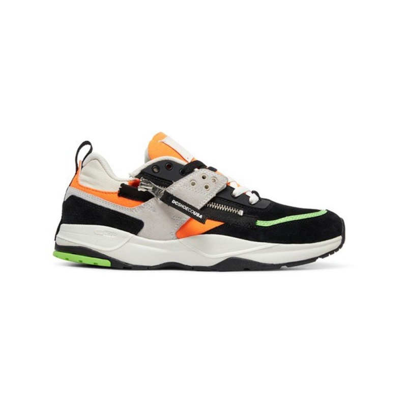 Chaussures de Sport DC Shoes E.Tribeka Homme Noir Orange | DIFS-69853