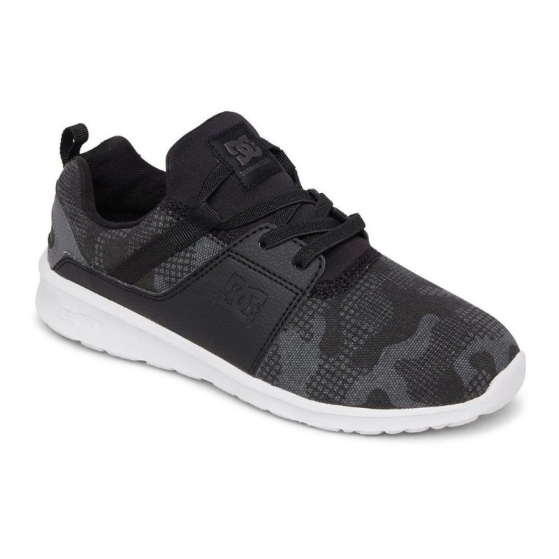 Chaussures de Sport DC Shoes Heathrow Enfant Noir | AYFE-72856