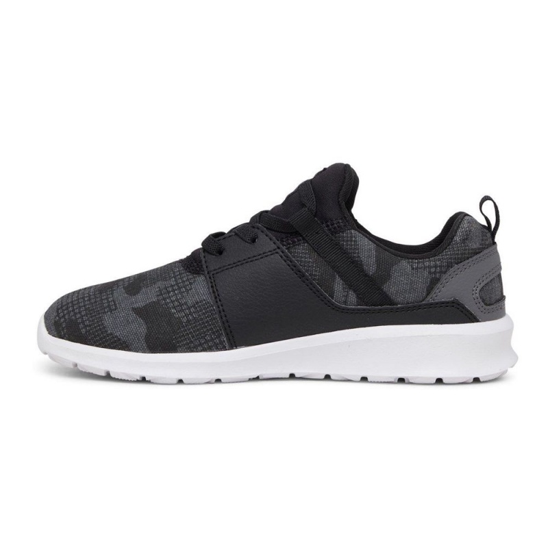 Chaussures de Sport DC Shoes Heathrow Enfant Noir | AYFE-72856