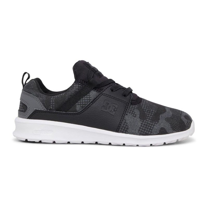 Chaussures de Sport DC Shoes Heathrow Enfant Noir | AYFE-72856