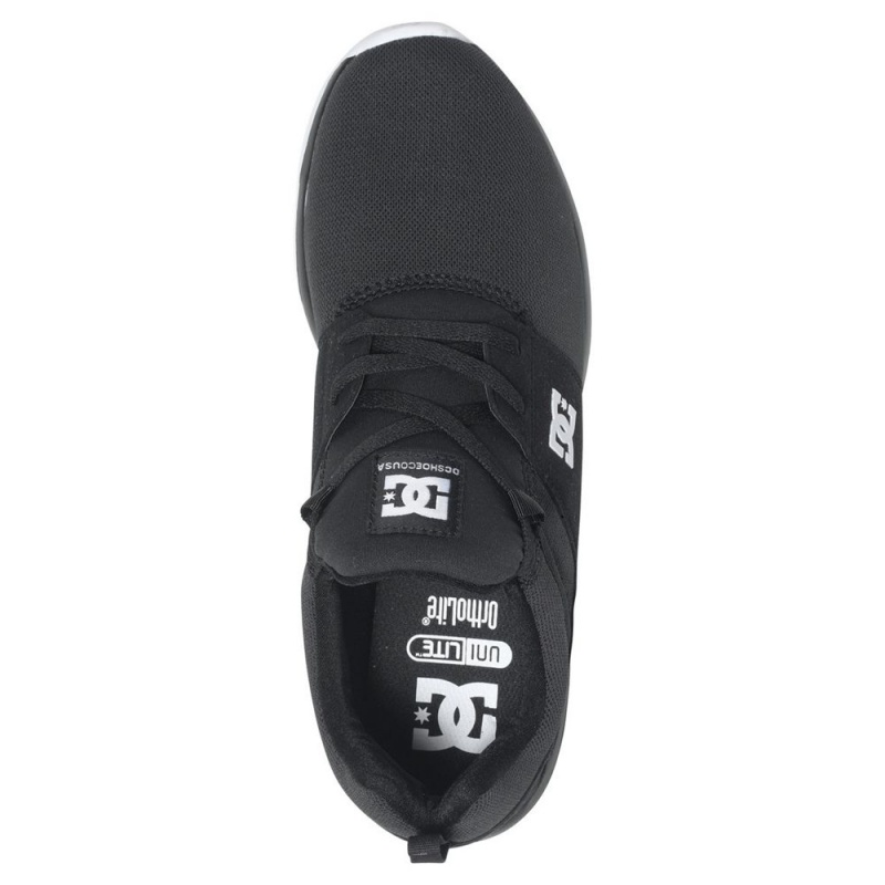 Chaussures de Sport DC Shoes Heathrow Femme Noir Blanche | HQXG-18645