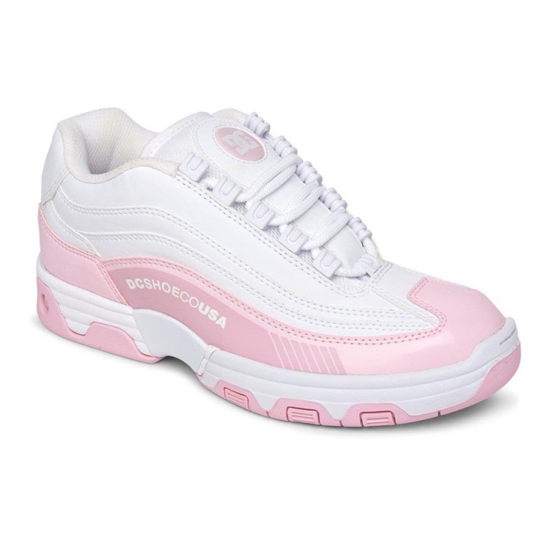 Chaussures de Sport DC Shoes Legacy Lite Femme Blanche Rose | OGUZ-23891