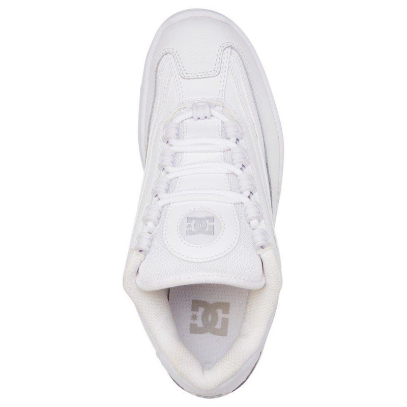 Chaussures de Sport DC Shoes Legacy Lite Femme Blanche Argent | RWEU-75460