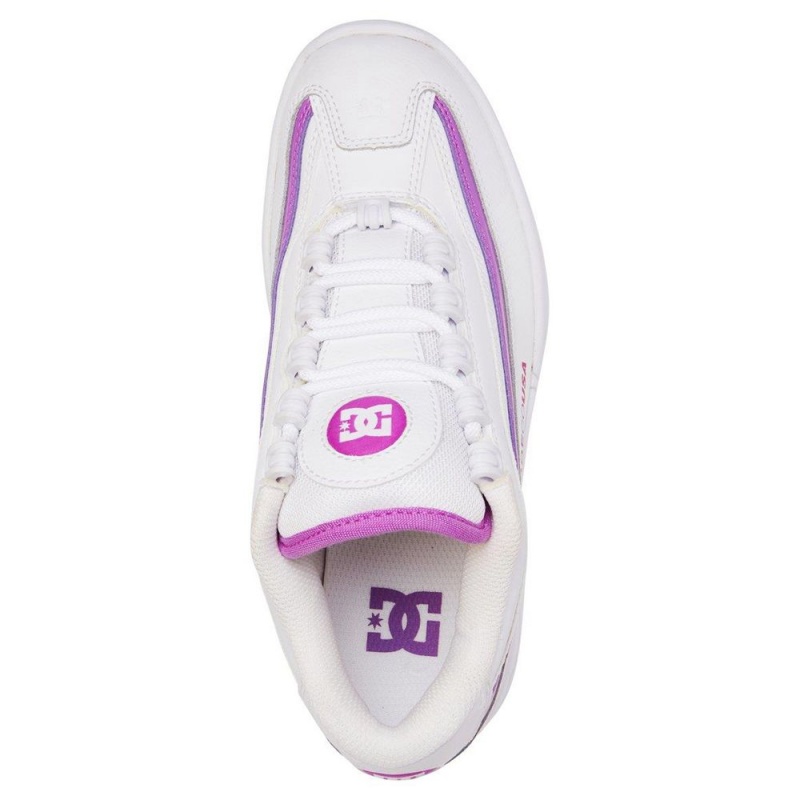 Chaussures de Sport DC Shoes Legacy Lite Femme Blanche Violette | CYMF-43820