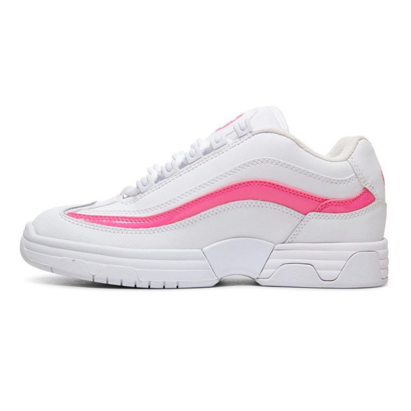 Chaussures de Sport DC Shoes Legacy Lite Femme Blanche Rose | UKOE-93825