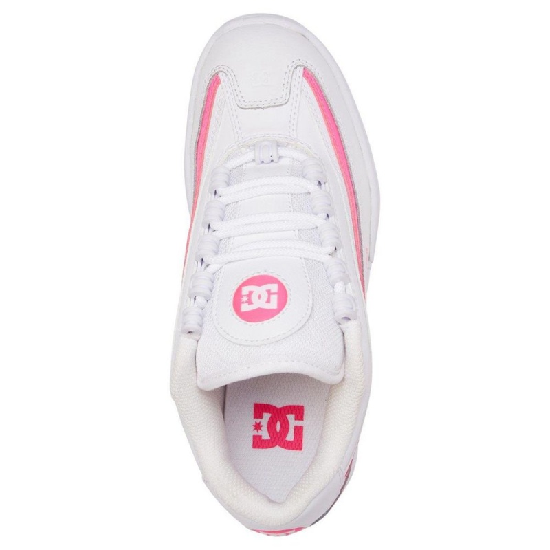 Chaussures de Sport DC Shoes Legacy Lite Femme Blanche Rose | UKOE-93825