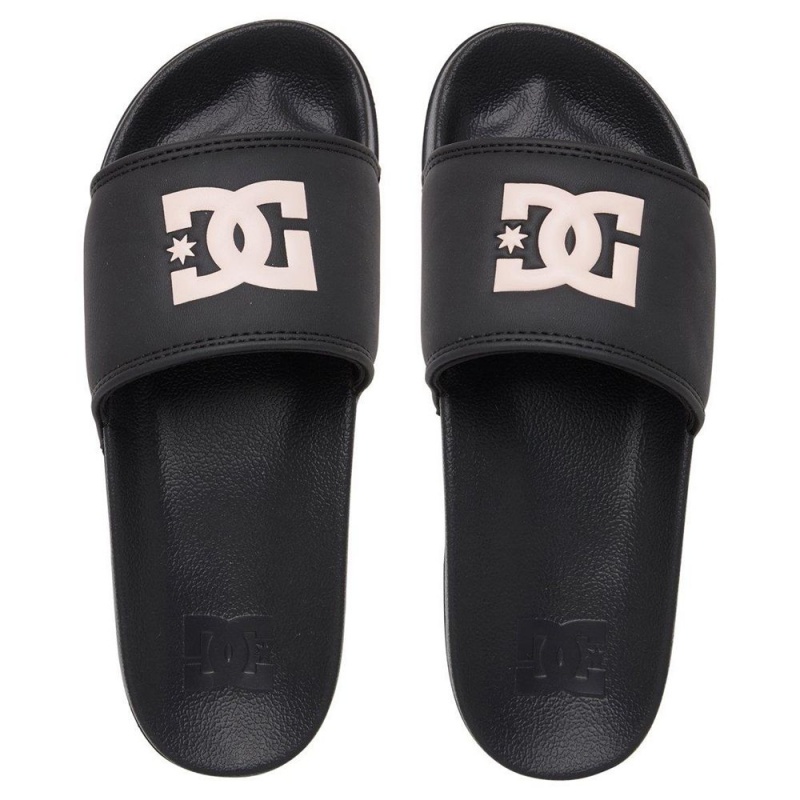 Sandale DC Shoes Slides Femme Noir Rose | ZGHY-78231