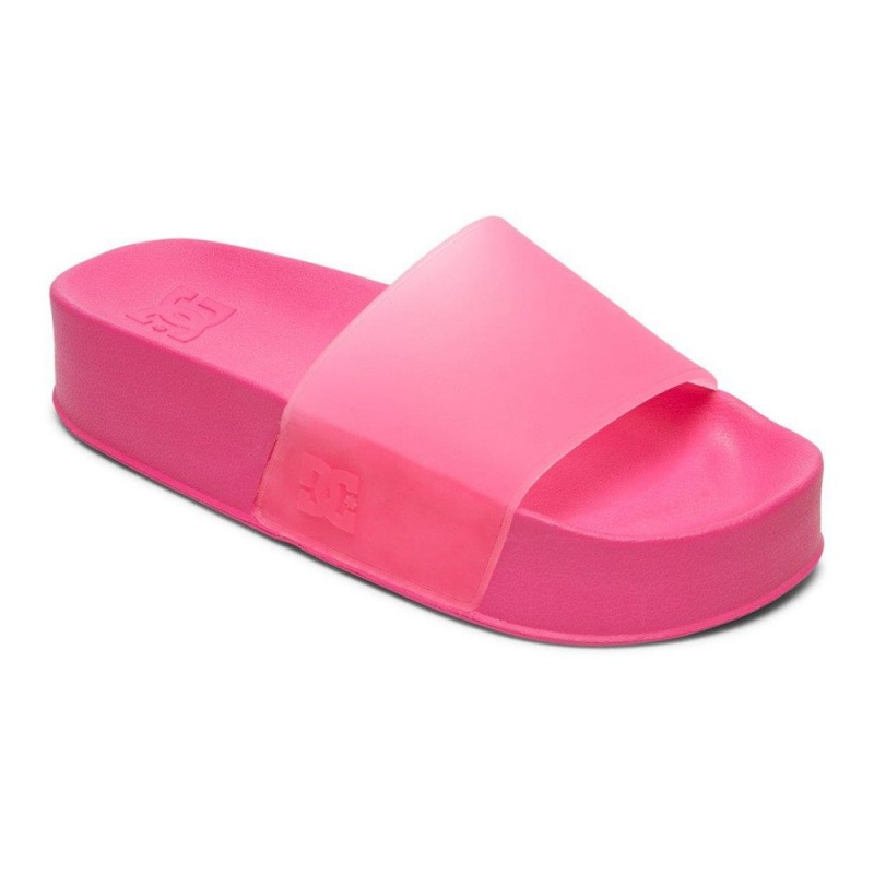 Sandale DC Shoes Slides Femme Rose | NSPC-43715