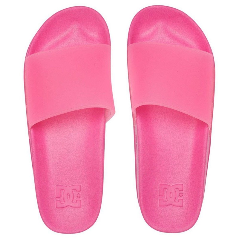 Sandale DC Shoes Slides Femme Rose | NSPC-43715